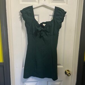 Pacsun LA hearts green minidress
